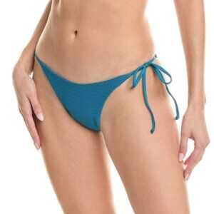 l*space | NWT Pointelle Rib Lennox Classic Bikini Bottom Blue Size Large